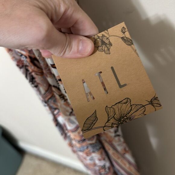 NWT Anthropologie Abel the Label Pink Halter Neck Maxi Dress Size S - Picture 5 of 9